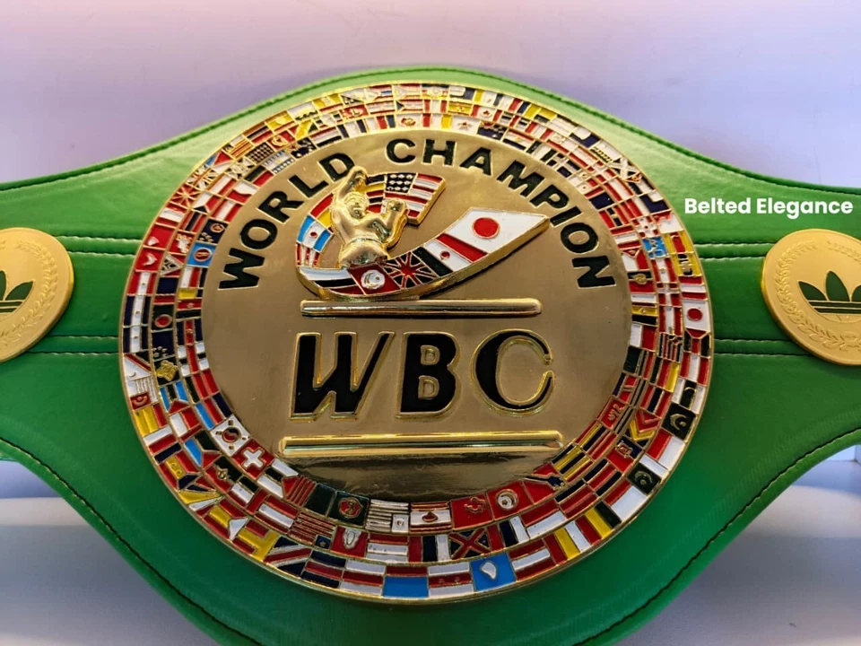 Réplica de cinto WBC World BOXING Championship alta qualidade nova edição 3D LOGOTIPO WBC - Imagem 3 de 4