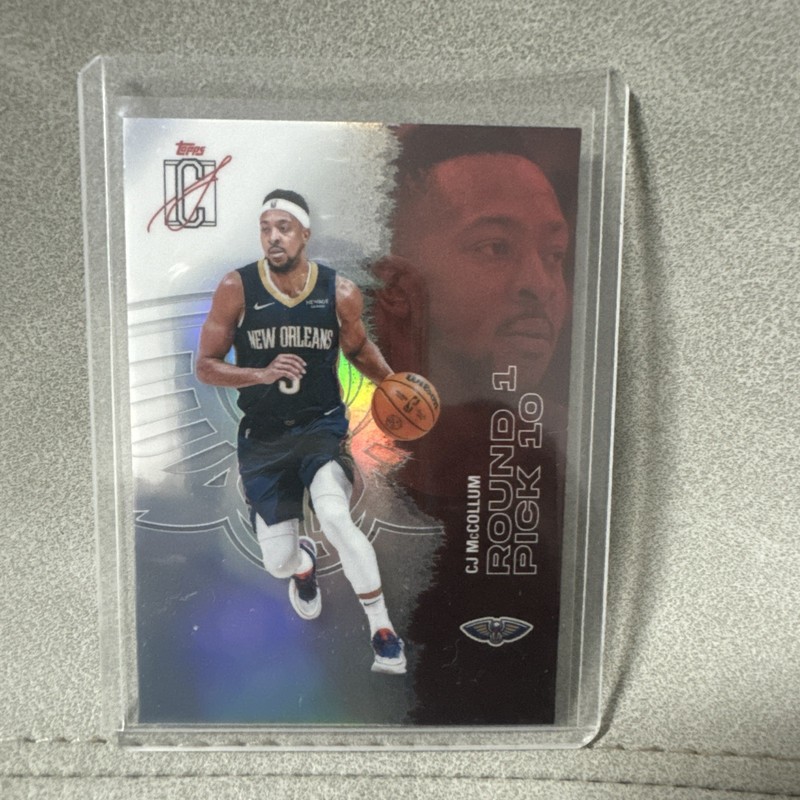 2025-26 Topps Signature Class CJ McCollum Pelicans Chrome Parallel #13