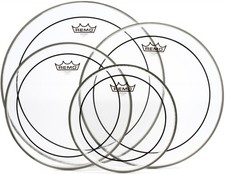 Remo Pinstripe 4-piece Tom Pack - 10"/12"/14"/16" - Clear