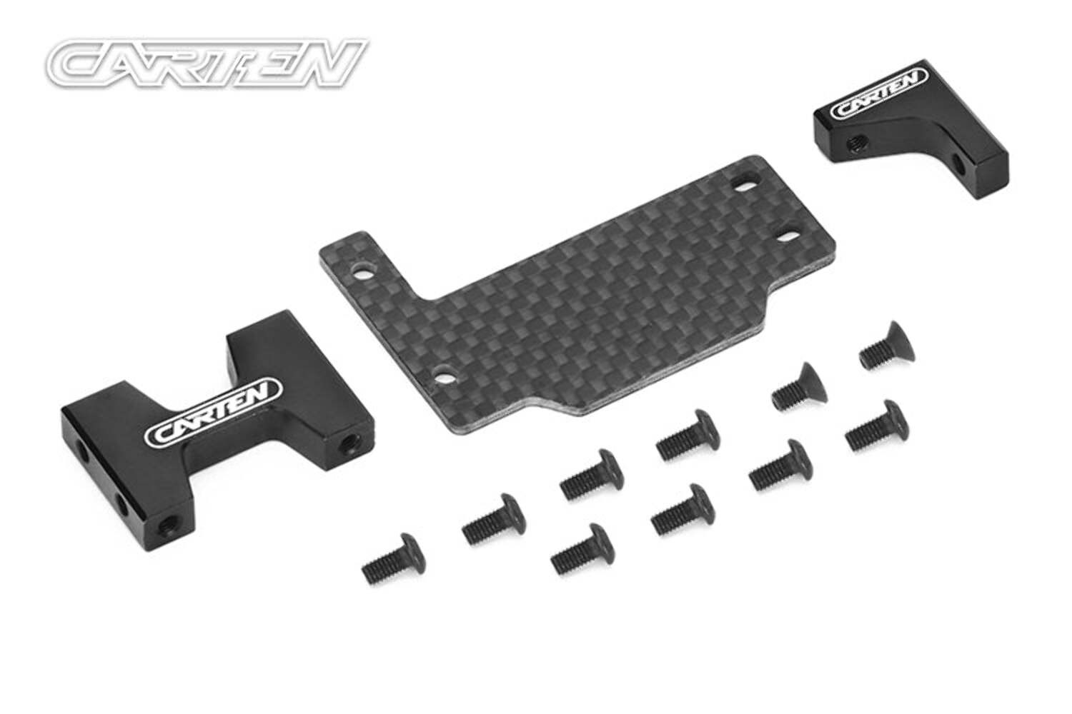 LOUISE / Carten - M210 / LMX RC ALLOY & CARBON SERVO MOUNT KIT - NBA206 / LNBA20