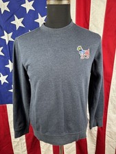 GOAT USA Small Unisex Heather Blue Crew Neck Sweatshirt