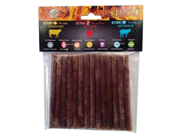 Bastoncini Manzo Cani Hobbit Alf - Premio Addestramento 6 Pack