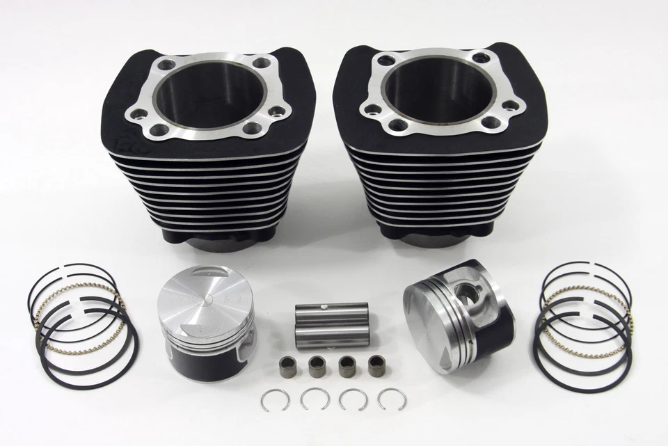 Sportster 1200cc Cylinder and Piston Kit Black fits Harley Davidson - Image 3 of 3