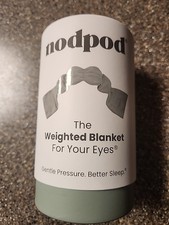 NEW Nodpod Weighted Sleep Mask Blanket For Your Eyes - Sage Green