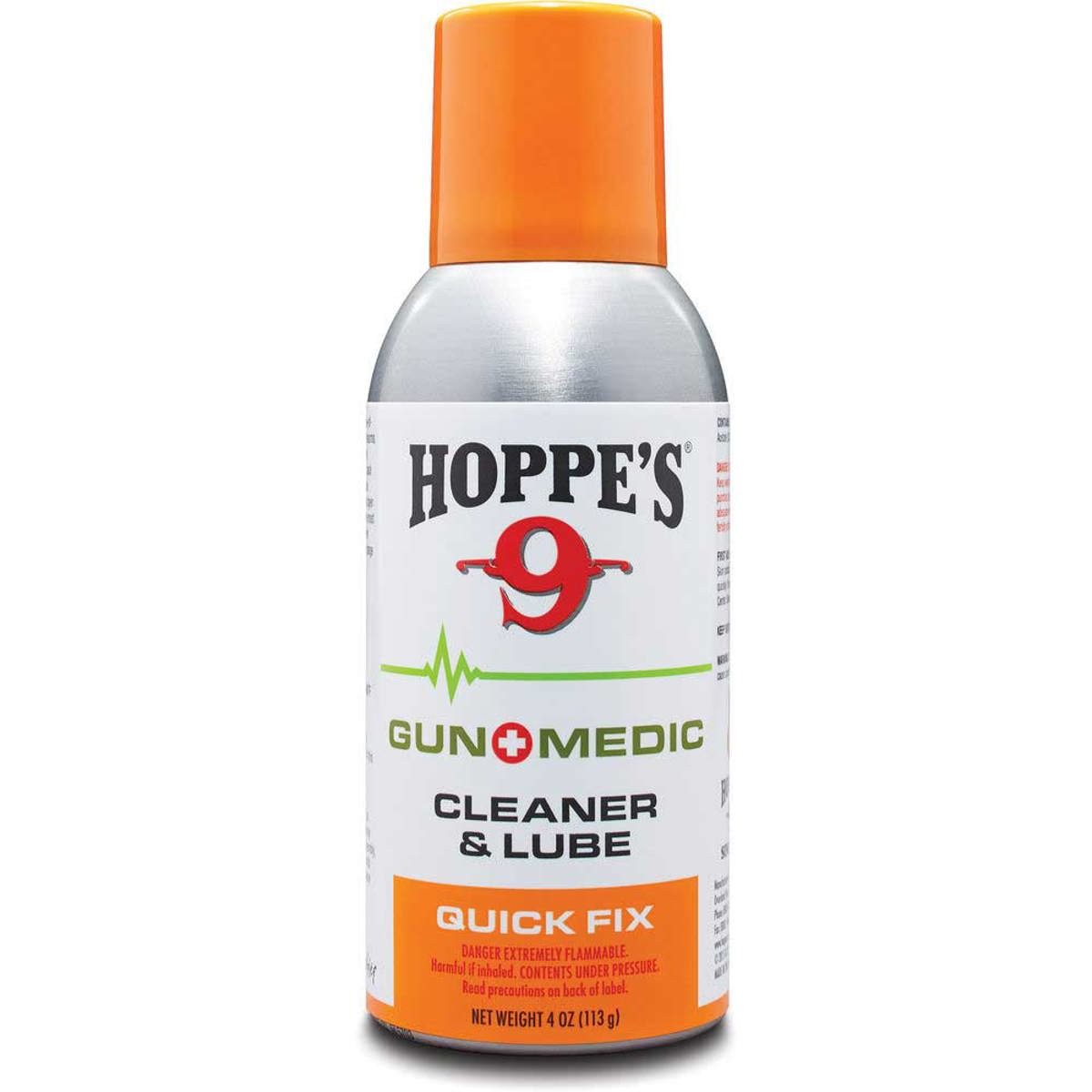 Медицинский очиститель Hoppes Gun со смазкой для быстрого приготовления в аэрозольном баллончике емкостью 4 унции #GM3