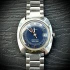 c.1975 Timex Electronic Time Zone Quartz Controlled Mechanical Watch - Running!