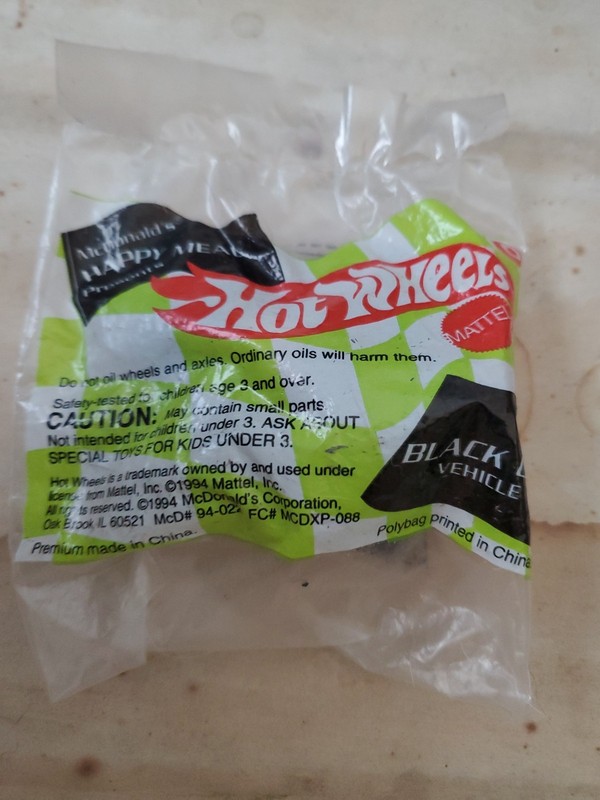 McDonald's Happy Meal Hotwheels #10 Black Cat Vehicle 