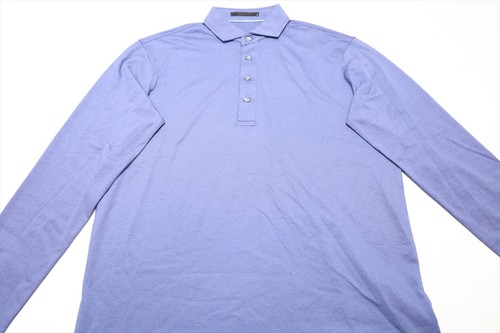 Greyson Golf Omaha Long Sleeve Polo Mens Size Medium Falcon New INV13963603