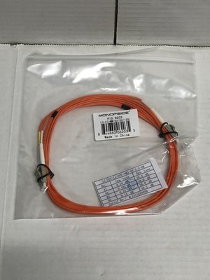 Monoprice PID 6203 LC-LC-MM-02 (50/125) 10 Pack New 