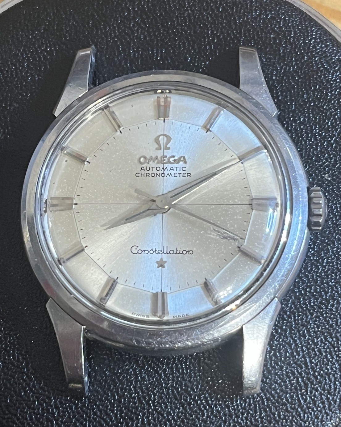 Vintage Omega Pie-Pan Constellation, Chronometer, Crosshair Dial, Automatic~1961 image 6
