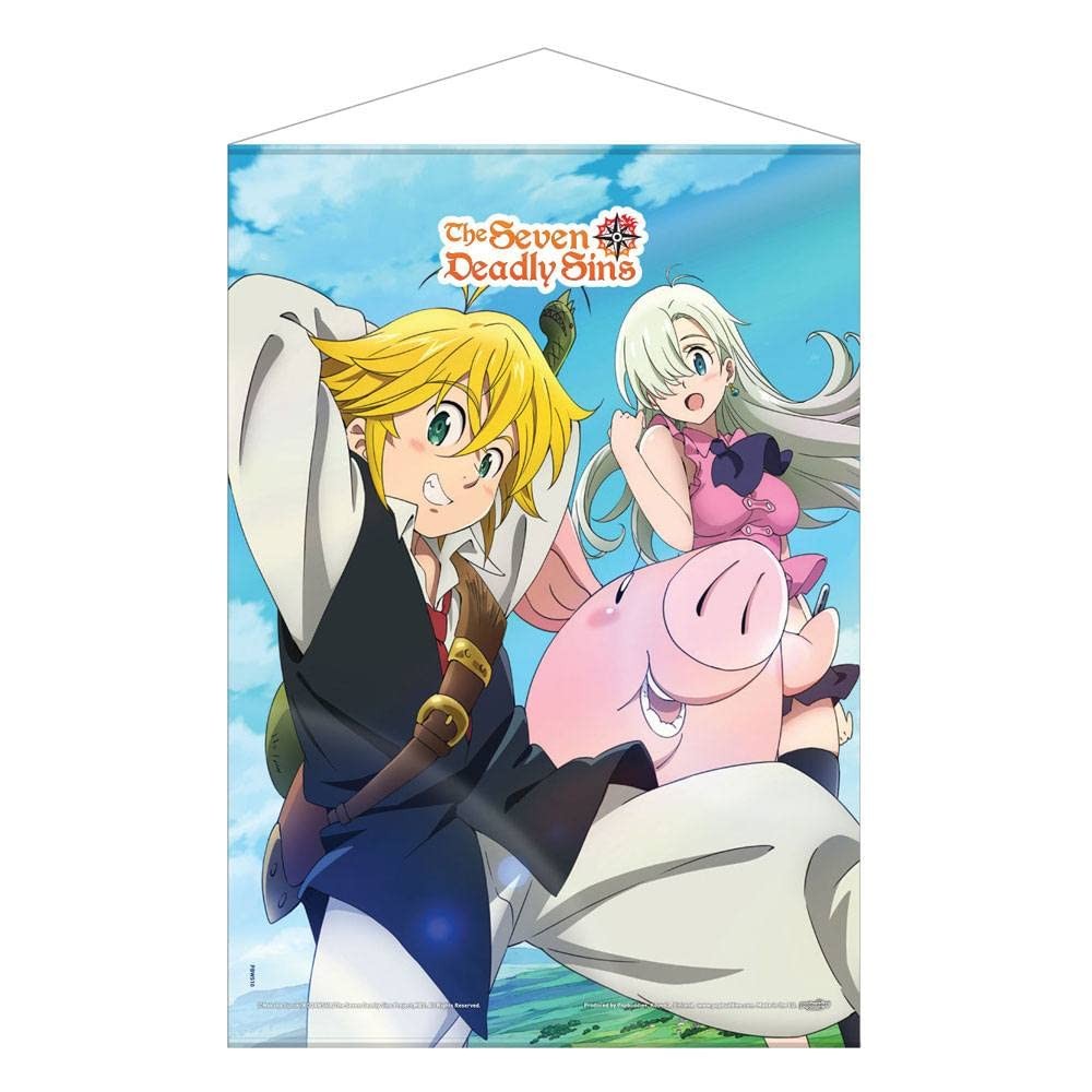 Seven Deadly Sins POPbuddies The Wallscroll Meliodas, Elizabeth - Hawk 50 x 70 c