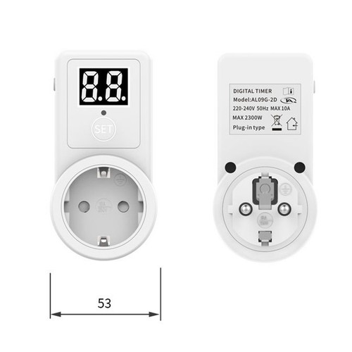 Energieeffiziente digitale Countdown-Steckdose mit zweistelliger Anzeige - Bild 8 von 12
