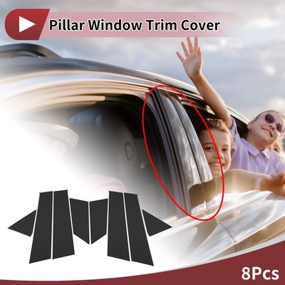 Door Pillar Window Trim Für Ford Active 2021 Black