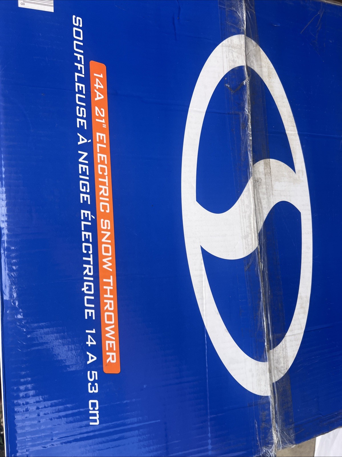 Snow Joe Electric Snow Blower, Push Snow Thrower for Driveway Snow Removal, Blue