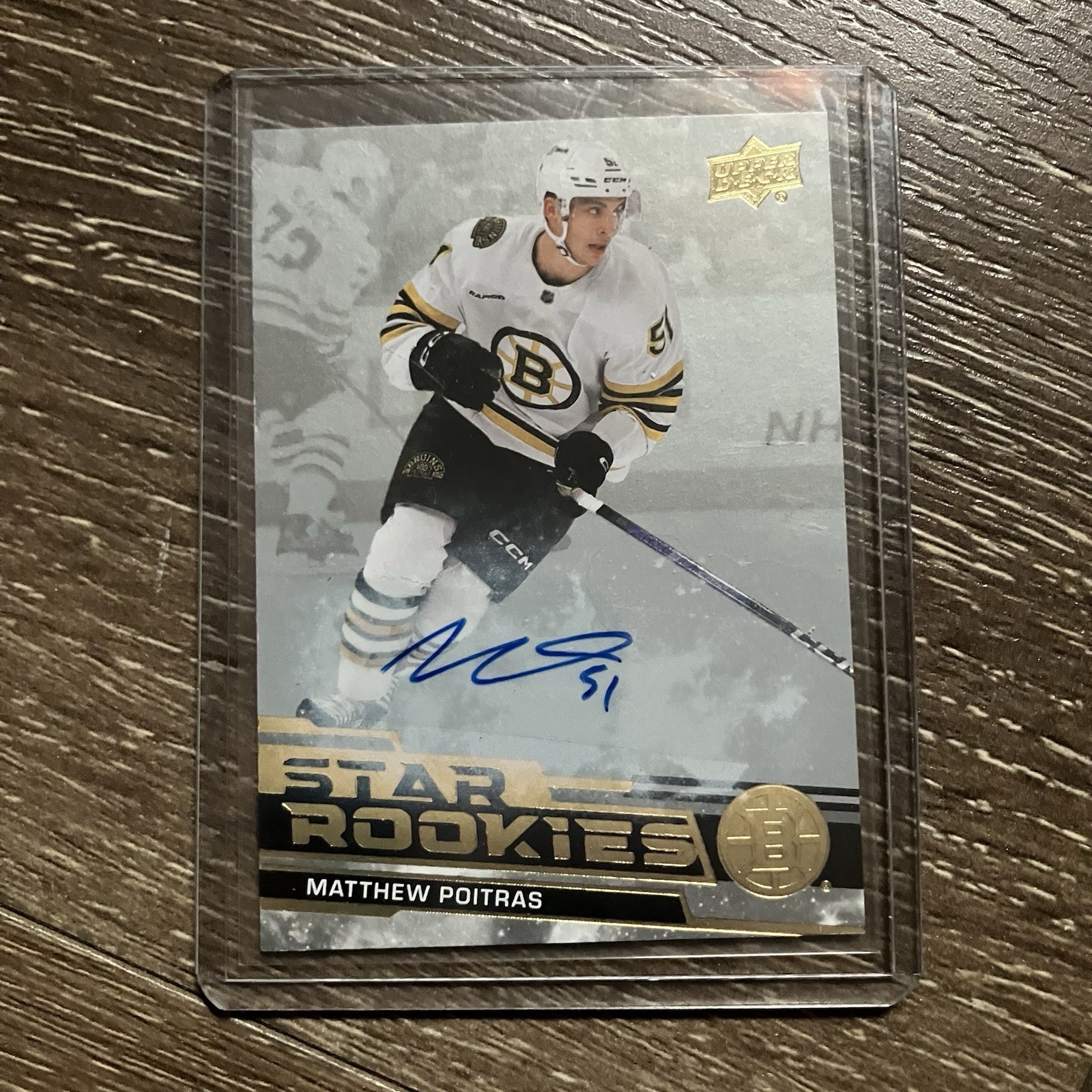 2023-24 Upper Deck Star Rookies - Matthew Poitras #12 Autographs (AU, RC)