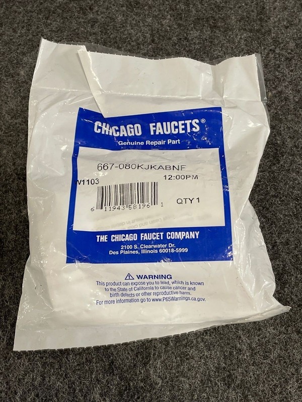 CHICAGO FAUCETS 667-080KJKABNF MVP Actuator And Cartridge Replacement