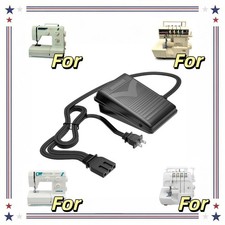 110V Foot Control Pedal Power For Riccar Sewing R551 R624E R650 R724E R739DE