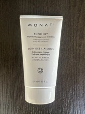 Monat Bond IQ Peptide Therapy Leave In Creme Cream 4.5 fl oz New!