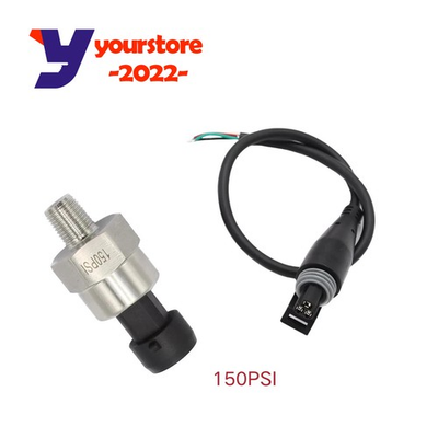 #ad #ad Stainless Steel Pressure Transmitter 1 8quot;NPT Thread 150 PSI for Fuel Water Air $16.09