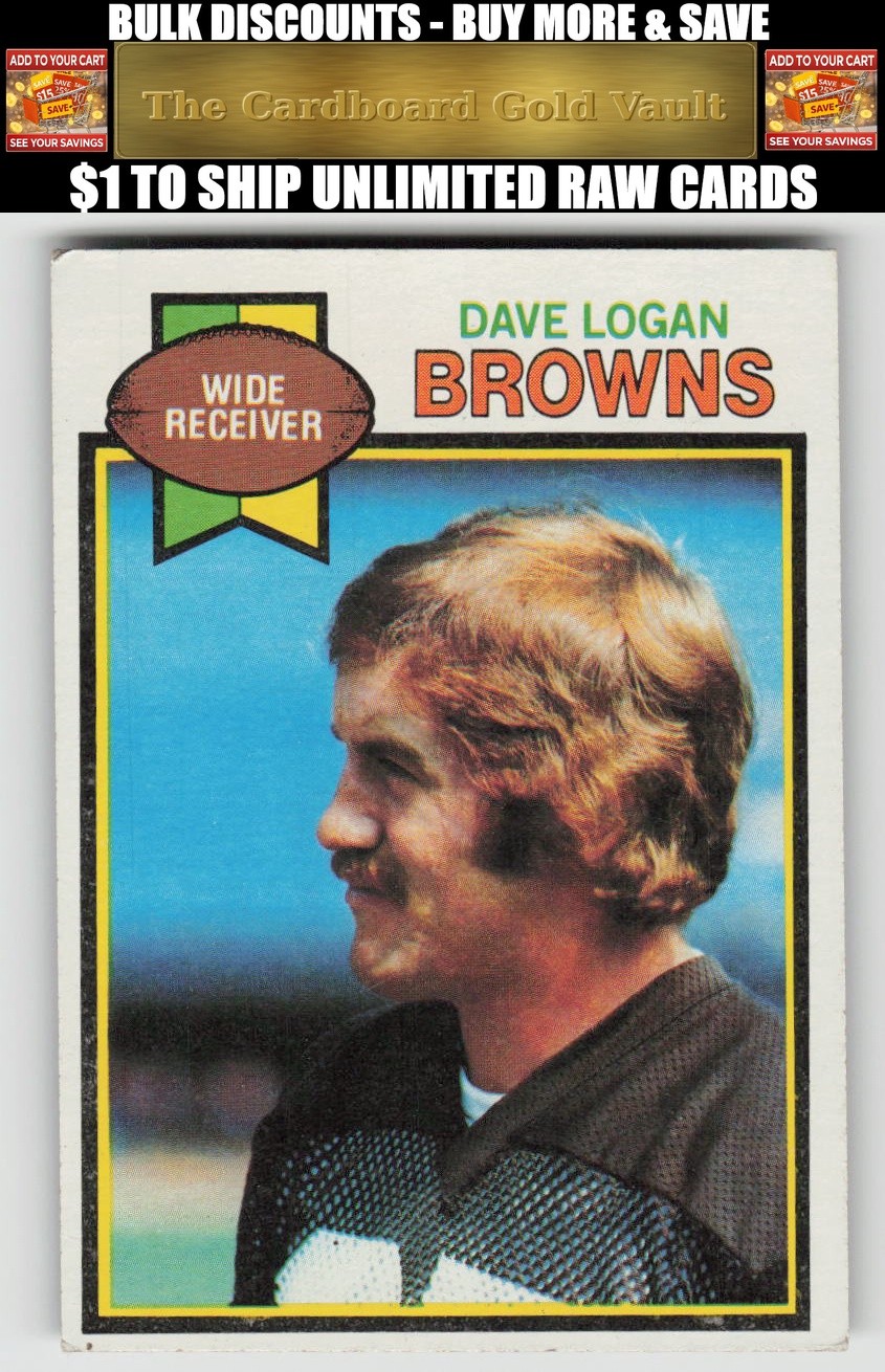 1979 Topps Dave Logan #13 Cream Colored Back
