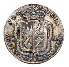 Würzburg Diocese 20 Kreuzer 1795 Georg Karl von Fechenbach 1795-1802 Helmet.962