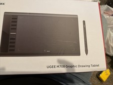 UGEE M708 Graphic Drawing Tablet 10x6 Inch Black