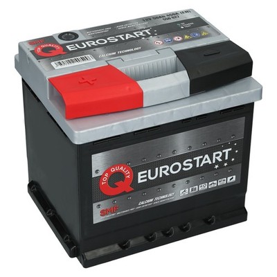 Starterbatterie Eurostart  50Ah 450A +Links Autobatterie