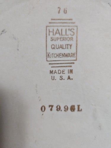 HALL’s Yellow and Gold Superior Quality Kitchenware CASSEROLE DISH w/LID, 07996L - Picture 15 of 15