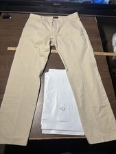 Todd Shelton Cafe Pants 36x32 Straight Leg Stretch Chinos Made Is USA