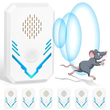 2025 Ultrasonic Pest Repeller&insect Repeller,2Mode Switching Ultrasonic Pest...