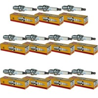 11X Original NGK ZüNdkerzen BKUR6ET-10 FüR Mercedes-Benz Seat Skoda Audi VW