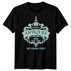 Russell Nash Antiques Mens Tshirt Retro Shop T-shirt Scotland Highlands Tee