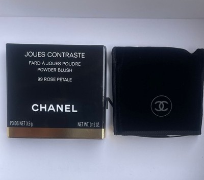 Chanel Blush 99 Rose Petale Joues Constrate Powder Blush Glowy Effect Luminous