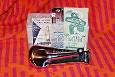 Vintage Rival Can-O-Mat Chrome Can Opener Deluxe Model With Magnet Original Box