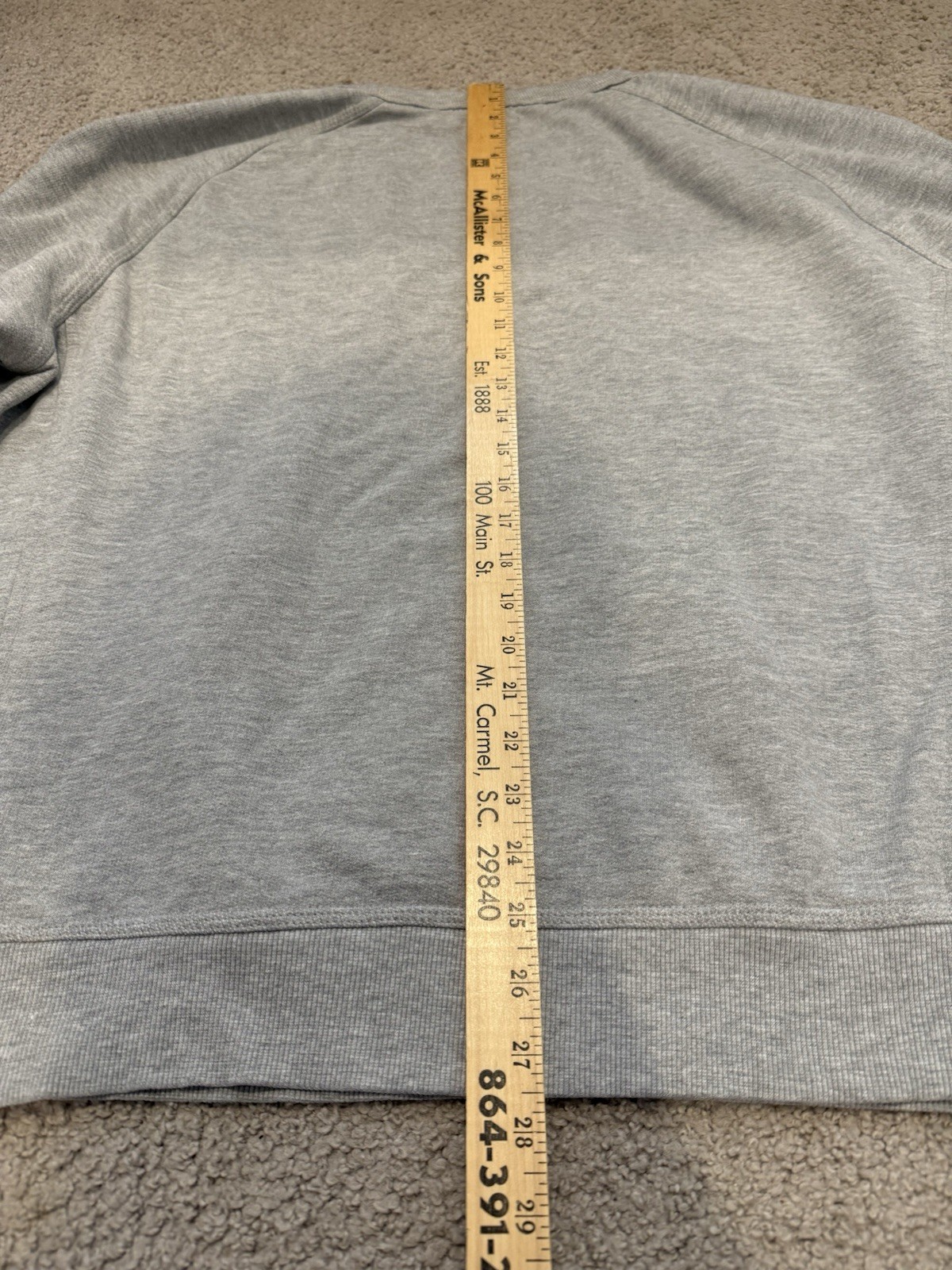 CHAMPION Reverse Weave Script Logo Gray Pullover … - image 6