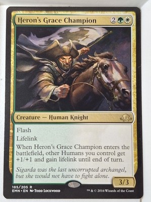 Heron's Grace Champion - Eldritch Moon - Magic the Gathering MTG Nice!