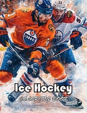 Ice Hockey Coloring Book for Kids: New and Exciting Designs Suitable for All Age