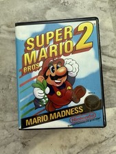 Super Mario Bros. 2 (Nintendo NES, 1988) Cart And Manual Free Shipping