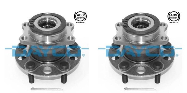 Dayco 2X Radnabe Radlagersatz Hinten FüR Mitsubishi Outlander II ASX Jeep CW W-image