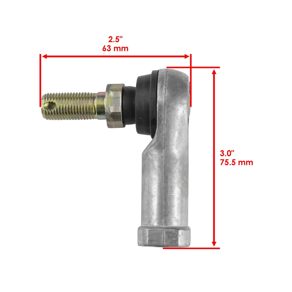 2 Tie Rod Sets for Honda Rincon 680 TRX680FA 2006-2023 Foto 3 de 4