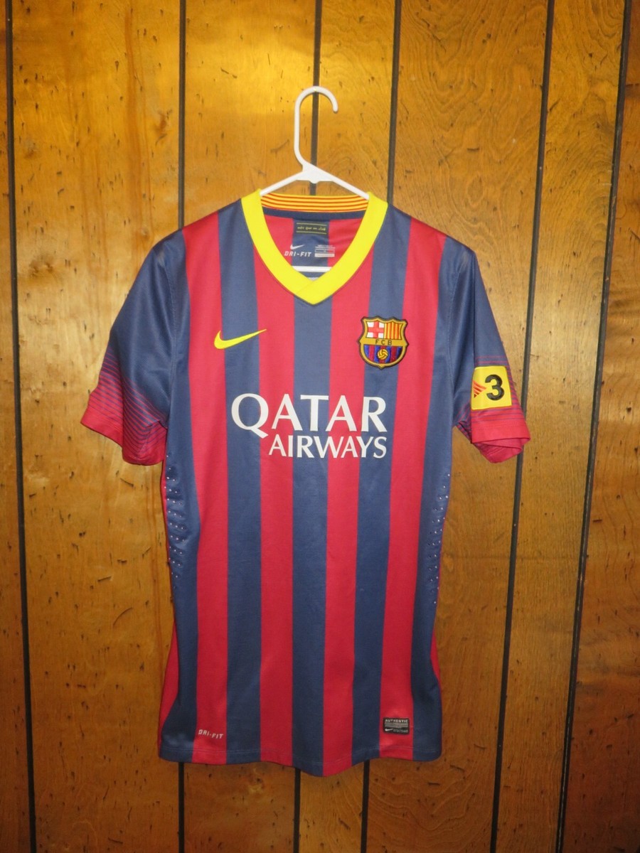 Authentic Player Issued Nike 2013 2014 Barcelona Andres Iniesta
