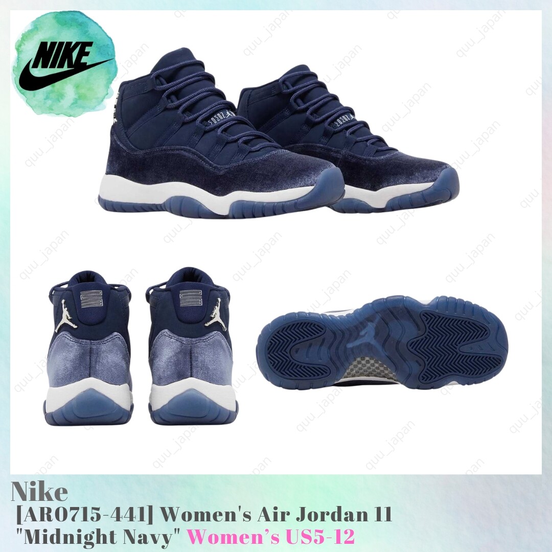 Nike Women's Air Jordan 11 Midnight Navy AR0715-441 Women's US5-12