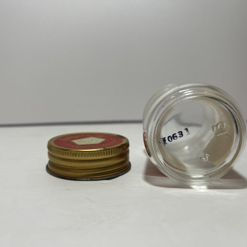 Vintage Folger's Crystals Instant Coffee Special Trial Offer 1 Oz Jar