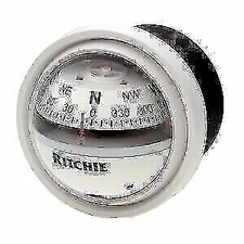 Ritchie Explorer Dash Mount Marine Compass 2.75 In Dial White V57W2