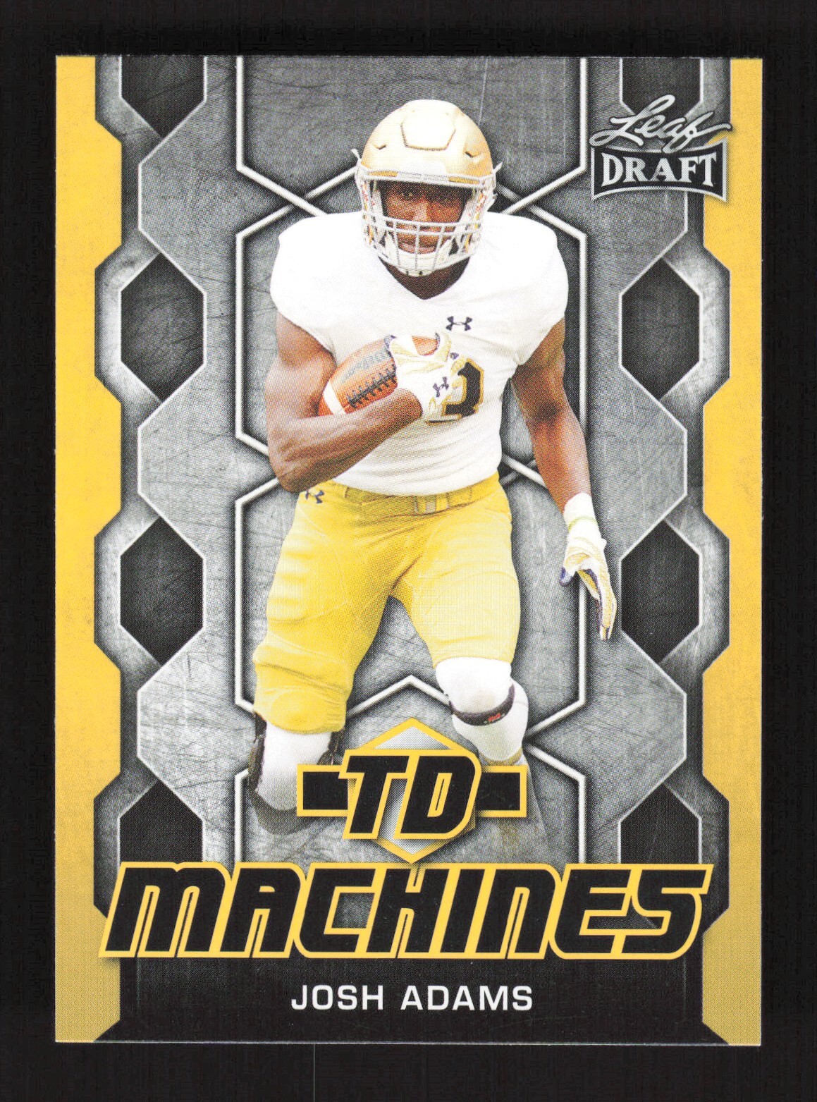 Josh Adams Leaf Draft TD Machines #TD09 Gold