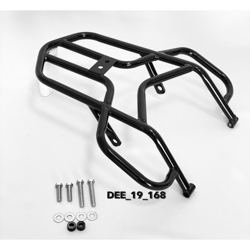 For Kawasaki KLX230 Rear Rack Cargo Steel Luggage Bar Black Motorcycle