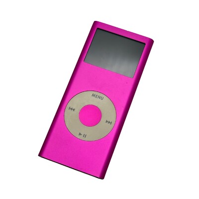 Apple iPod Nano 2nd Gen 4GB Pink A1199 - Turns On & Syncs, Will