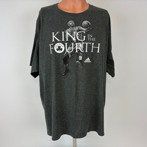 Adidas Isaiah Thomas T Shirt Mens Size 2XL Boston Celtics King In The Fourth NBA - Picture 2 of 5
