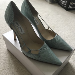 jimmy choo light blue shoes
