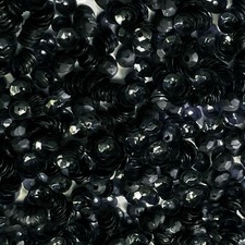 5mm Cup Sequins Deep Dark Green Transparent Glossy See-Thru Made in USA